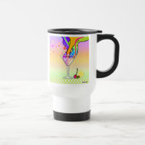 Travel Mug, Cup - Maxxed Pop Art Martini mugs