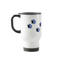 Travel Mug for the Pet Lover - "Paws Walking" by nicayla Travel Mug for the Pet Lover - "Paws Walking"
