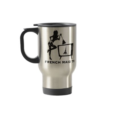 Travel Mug French Maid TV by FrenchMaidTV