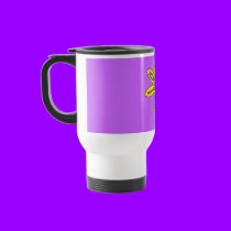 Travel Mug - Mellow Yellow Flower Power