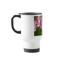 Travel Mug:  My Coffee!/Pink Dogwood