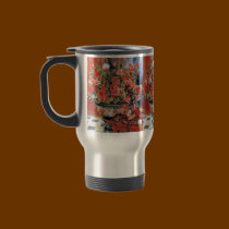 Travel Mug/ Thermos: Flowers & Cats by Renoir mugs