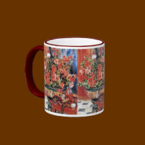 Travel Mug/ Thermos: Flowers & Cats by Renoir mugs