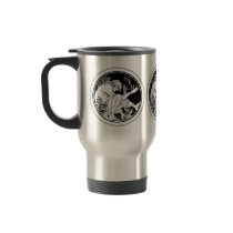 Travel Mug/Thermos: "Merlin" by Aubrey Beardsley