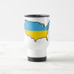 Travel Mug: Ukrainian in USA mugs