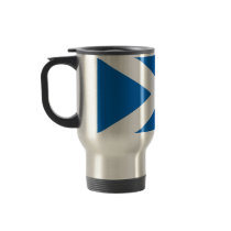 Travel Mug with Flag of Scotland
