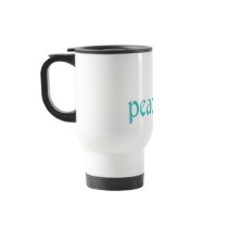 Travel Mug with Peace Design mugs