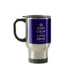 [Crown] keep calm and love mrhs  Travel Mugs