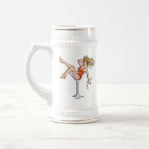 Travel Mugs, Cups - Girl in a Martini, Olivia