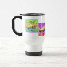 Travel Mugs - Pop Art Piece of Pie