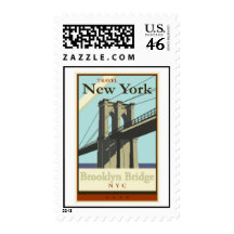 Travel New York Stamp