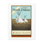Travel North Dakota Postcard