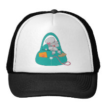 Travel Poodle Trucker Hat