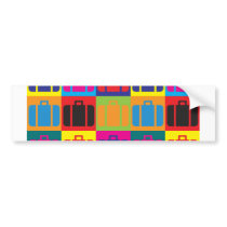 Travel Pop Art Bumper Stickers