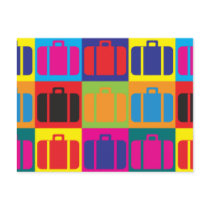 Travel Pop Art Post Card
