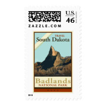 Travel South Dakota Postage Stamp