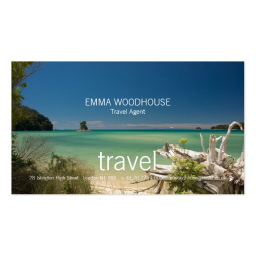 Travel - South Sea Business Card