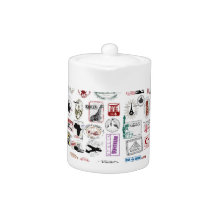 Travel Stamps Pattern