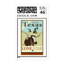 Travel Texas Postage Stamps
