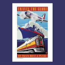 Travel the Globe-Poster posters