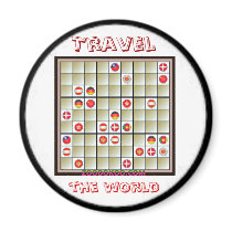 Travel the world magnet
