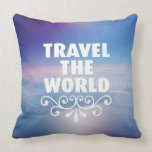 Travel the world pillow pillows