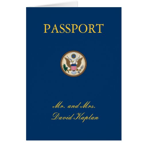 Travel Theme Bar Bat Mitzvah Wedding Table Card