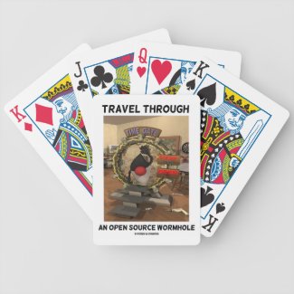 Travel Through An Open Source Wormhole (Duke) Poker Cards