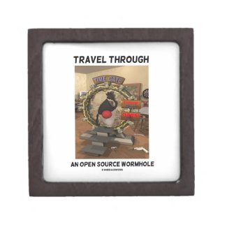 Travel Through An Open Source Wormhole (Duke) Premium Trinket Box
