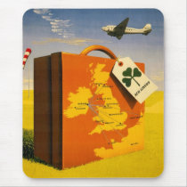 Travel to Ireland poster Mouse Pad mousepads by retroz Travel to Ireland poster Mouse Pad mousepads