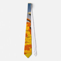 Travel to Ireland poster Tie by retroz Travel to Ireland poster Tie
