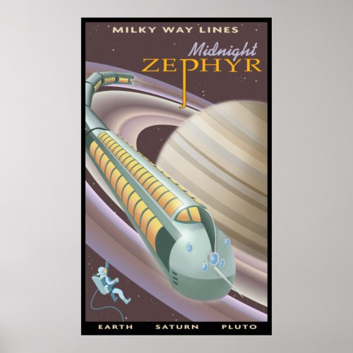 Travel to Saturn posters