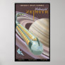 Travel to Saturn Poster