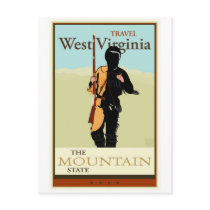Travel West Virginia Postcard