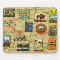 Travel Window Decals mousepads