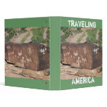 Traveling America 3 ring binder
