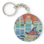 Traveling Birds Keychain by Teri Sloat keychains