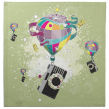 Traveling Camera Napkins
