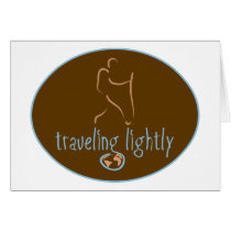 Traveling Lightly-Wanderlust Card