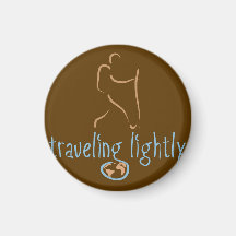 Traveling Lightly-Wanderlust Fridge Magnets