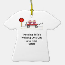 Traveling TaTa's Team Ornament