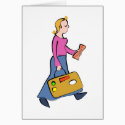 Travelling Woman cards by prawny Travelling Woman cards