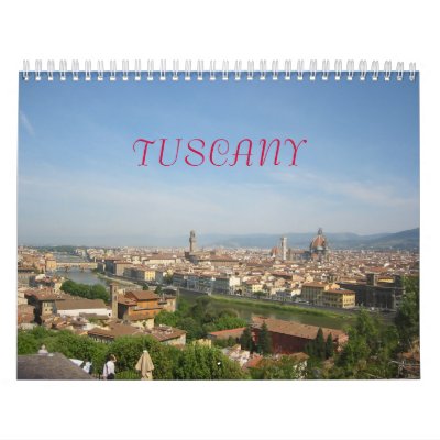 Travels in Tuscany Wall Calendar by pamelajm