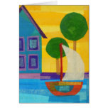 Travels with message greeting cards