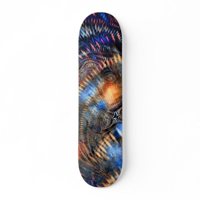 'Traversing i-Space' skateboard deck by SBricker