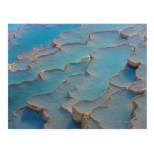 Travertine terraces of Pamukkale Postcard