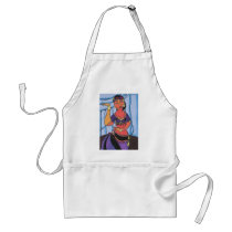 Trbibal Dancer. Purple aprons