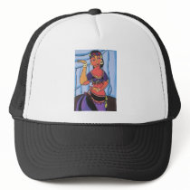 Trbibal Dancer. Purple hats