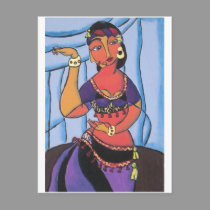 TrbibalDancer.Purple postcards