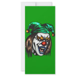Treacherous Evil Clown Rack Cards